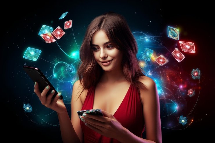 link judi betting chips and number selection on American Roulette table